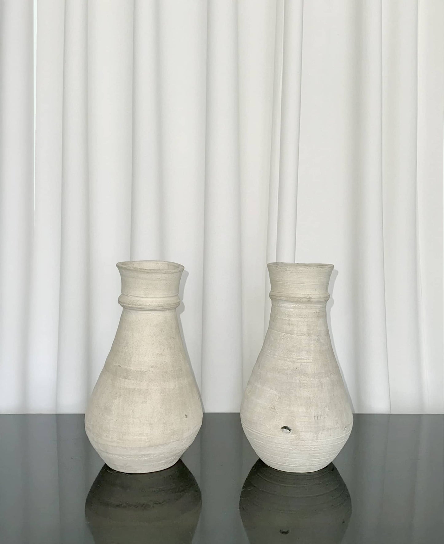 Pair of Moroccan Ceramic Vases