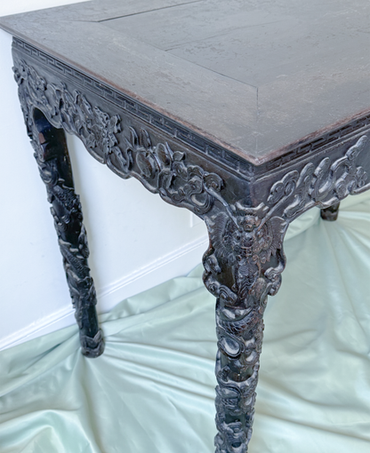 Carved Chinese Table